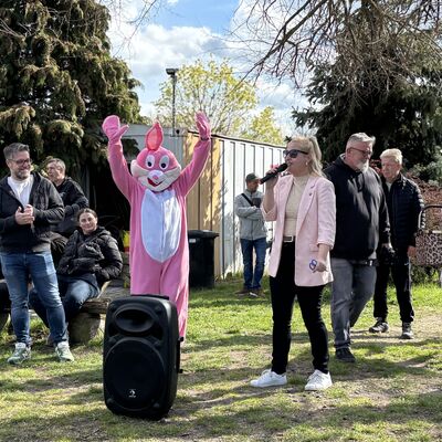 Bild vergr&ouml;&szlig;ern: Impression der Ostereiersuche in Zscherndorf im April 2026