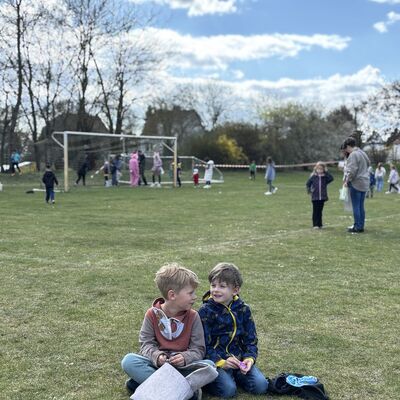 Bild vergr&ouml;&szlig;ern: Impression der Ostereiersuche in Zscherndorf im April 2026