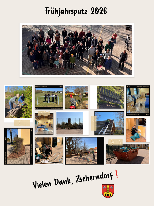 Fr&uuml;hjahrsputz Zscherndorf
