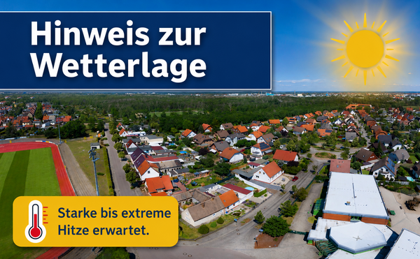 Warnung vor Hitze
