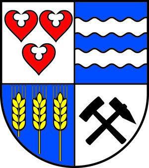 Bild vergr&ouml;&szlig;ern: Das Wappen von Sandersdorf-Brehna