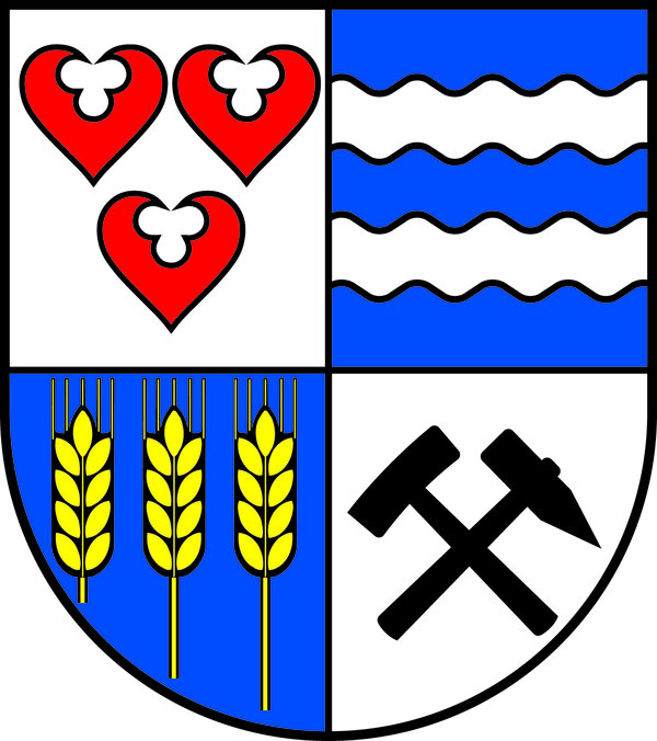 Bild vergr&ouml;&szlig;ern: Das Wappen von Sandersdorf-Brehna