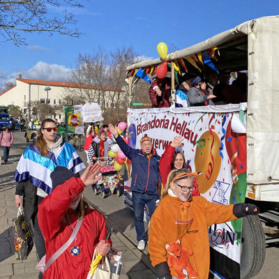 Bild vergrößern: Karnevalsumzug in Sandersdorf Brehna am 19. Februar 2023