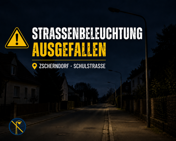 Bild vergr&ouml;&szlig;ern: Stra�enbeleuchtung ausgefallen