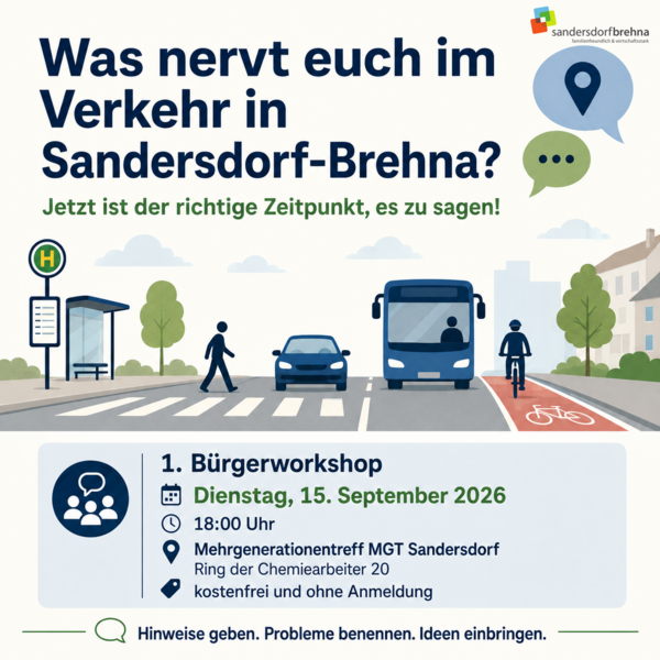 Verkehrskonzept Veranstaltung 1. B&uuml;rgerworkshop