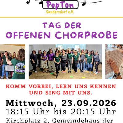Tag der offenen Chorprobe