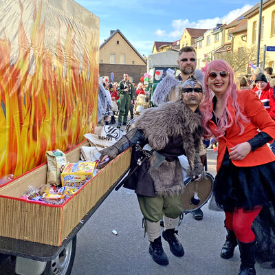 Bild vergrößern: Karnevalsumzug in Sandersdorf Brehna am 19. Februar 2023