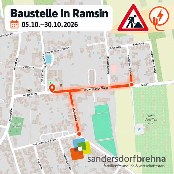 Baustelle in Ramsin Oktober 2026