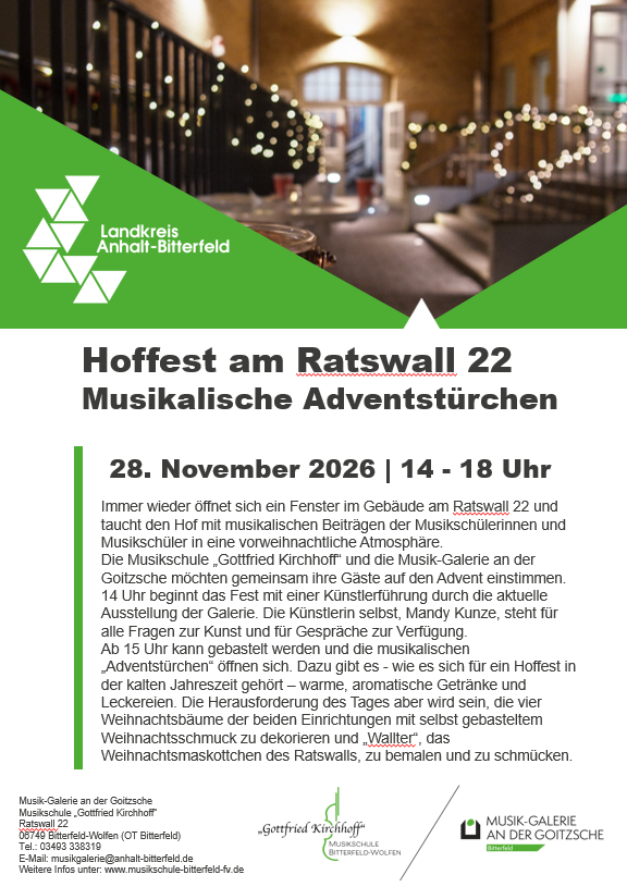 Bild vergr&ouml;&szlig;ern: MS BTF und Galerie_Hoffest_Musikalische Adventst&uuml;rchen