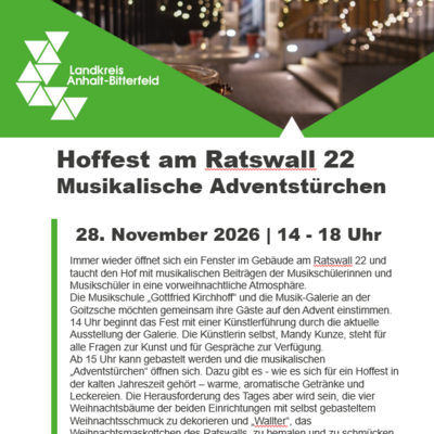 MS BTF und Galerie_Hoffest_Musikalische Adventst&uuml;rchen
