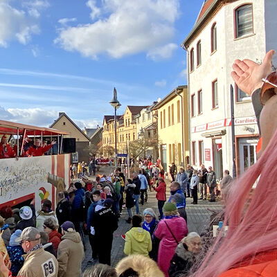 Bild vergrößern: Karnevalsumzug in Sandersdorf Brehna am 19. Februar 2023