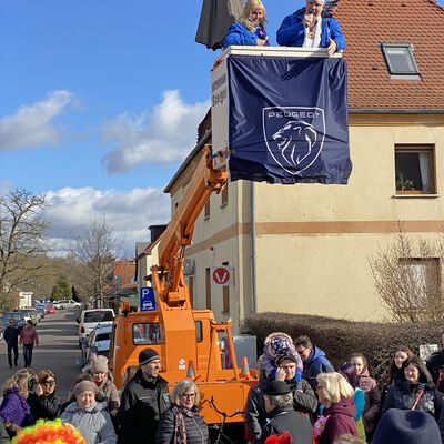 Bild vergrößern: Karnevalsumzug in Sandersdorf-Brehna am 19. Februar 2023